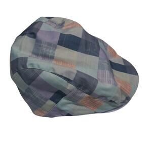 WITHMOONS Colorful Newsboy Flat Cap Cotton Check Plaid Cabbie Gatsby Golf Beret